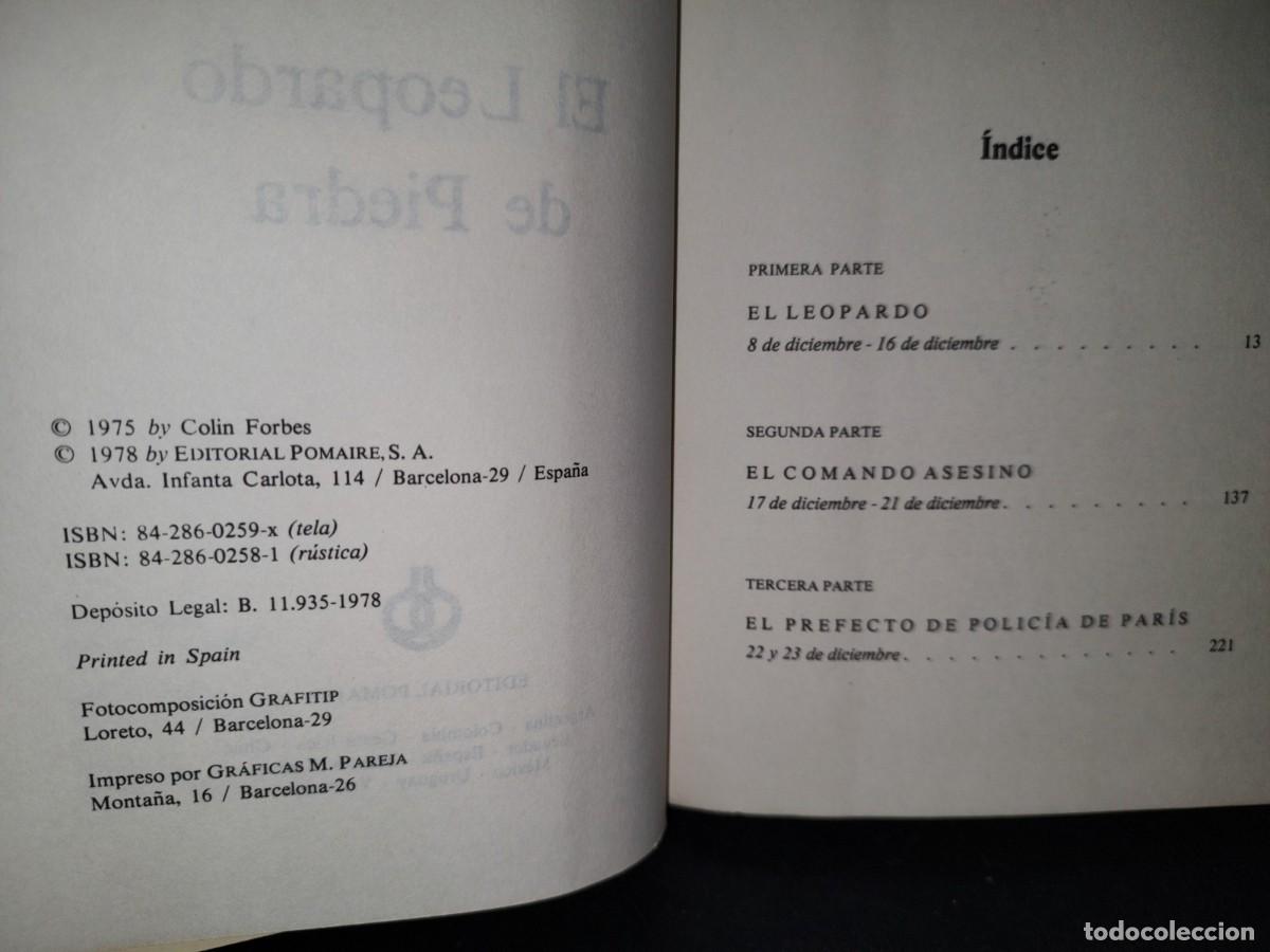 Libros de segunda mano: 55- EL LEOPARDO DE PIEDRA - COLIN FORBES - Foto 5