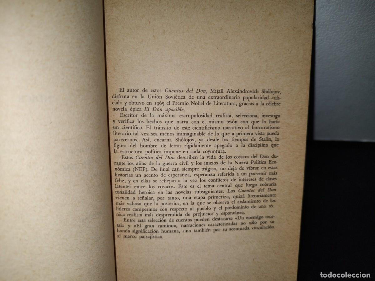 Libros de segunda mano: 55- CUENTOS DEL DON - M. A. SHOLOJOV - Foto 4