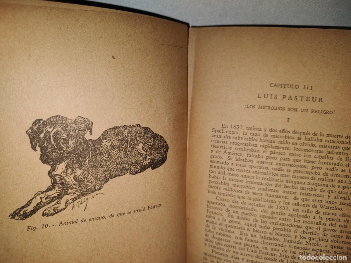 Libros de segunda mano: 55- LOS CAZADORES DE MICROBIOS - D. PAUL DE KROIF - 1952 - Foto 6