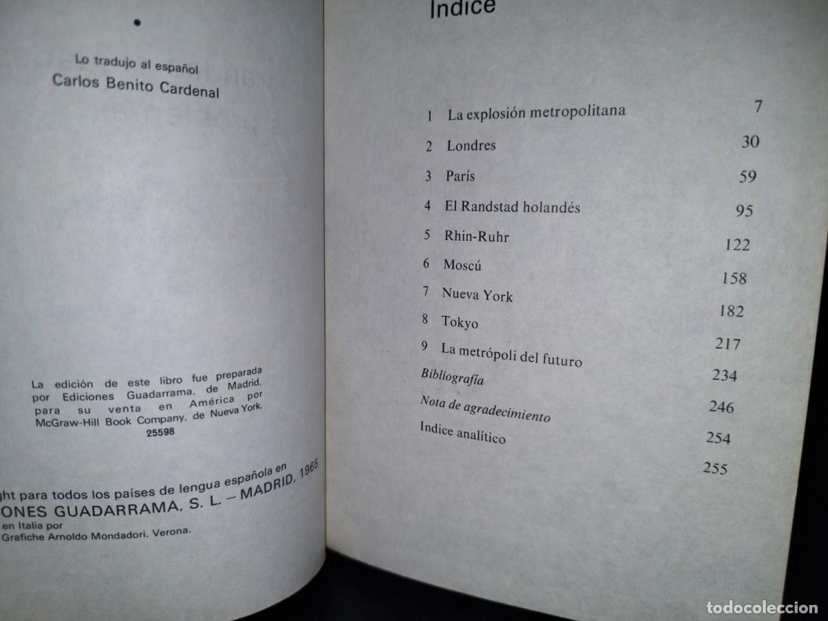 Libros de segunda mano: 55- LAS GRANDES CIUDADES Y SUS PROBLEMAS - PETER HALL - Foto 5