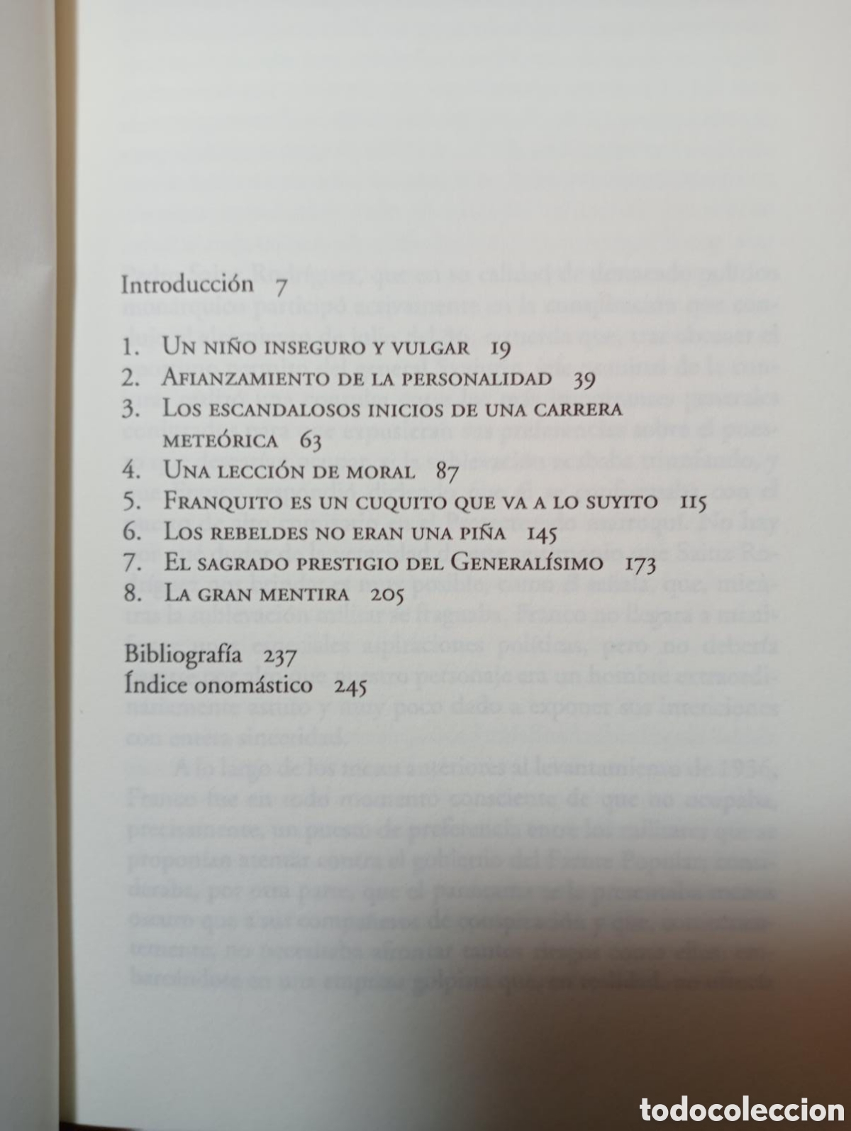 Libros de segunda mano: Franco. La pasi&oacute;n por el poder / Carlos Blanco - Foto 5