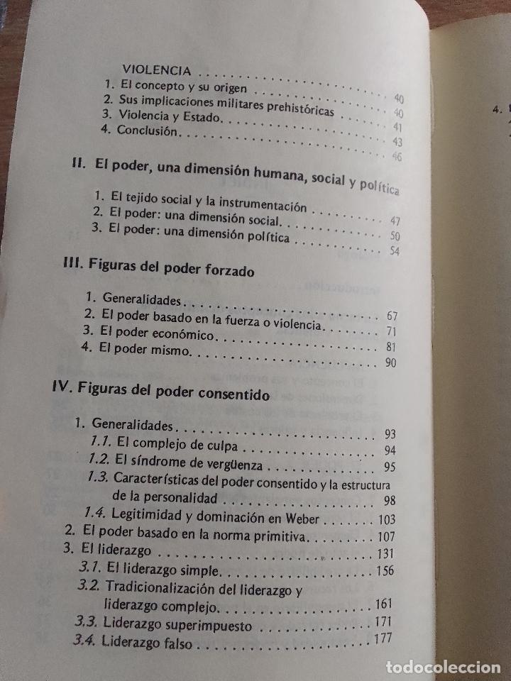 Libros de segunda mano: Miguel R. Escobar: Contribuci&oacute;n al estudio del poder (SUBRAYADO) - Foto 3