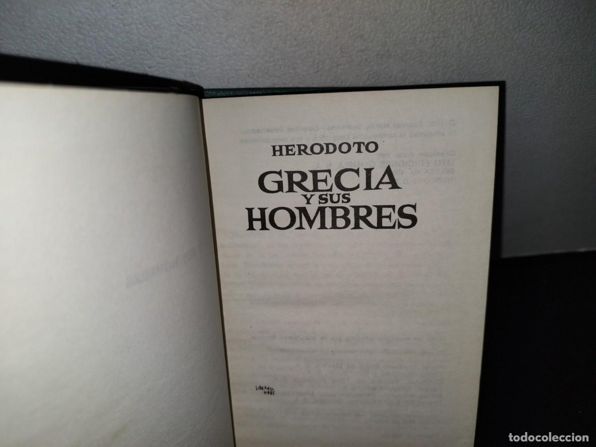 Libros de segunda mano: 55- GRECIA Y SUS HOMBRES - HER&Oacute;DOTO - Foto 3