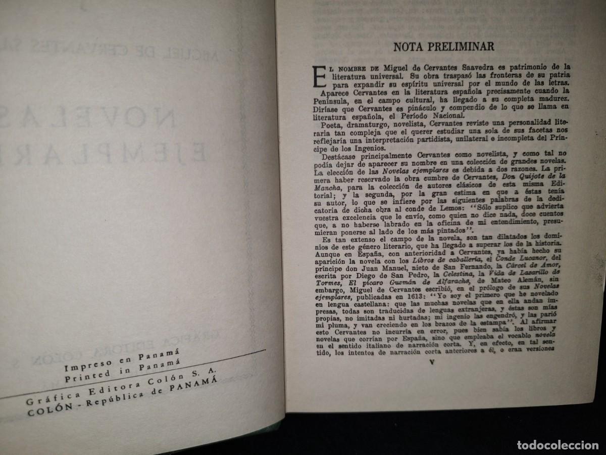 Libros de segunda mano: 56- NOVELAS EJEMPLARES - MIGUEL CERVANTES SAAVEDRA - Foto 4