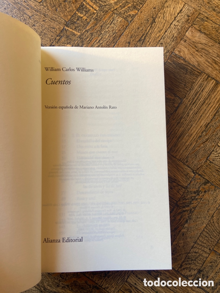 Libros de segunda mano: Cuentos - William Carlos Williams - Alianza (2000) - Foto 3