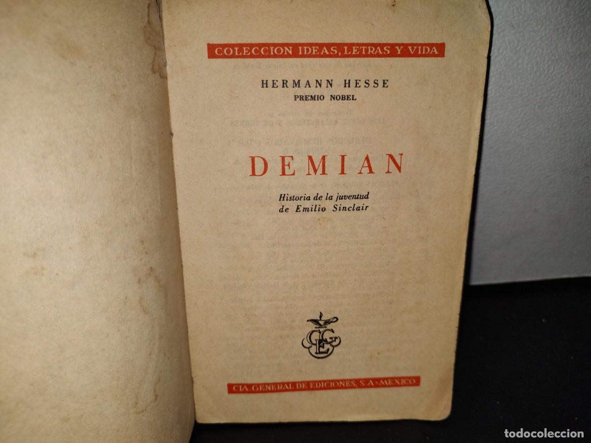 Libros de segunda mano: 56- DEMIAN - HERMANN HESSE - 1970 - Foto 5