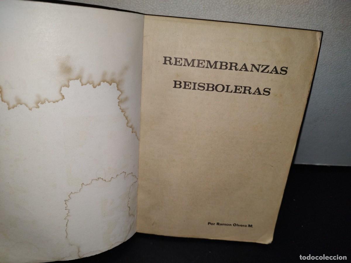 Libros de segunda mano: 56- REMEMBRANZAS BEISBOLERAS - PROF. RAM&Oacute;N OLVERA MIRANDA - 1973 - Foto 3