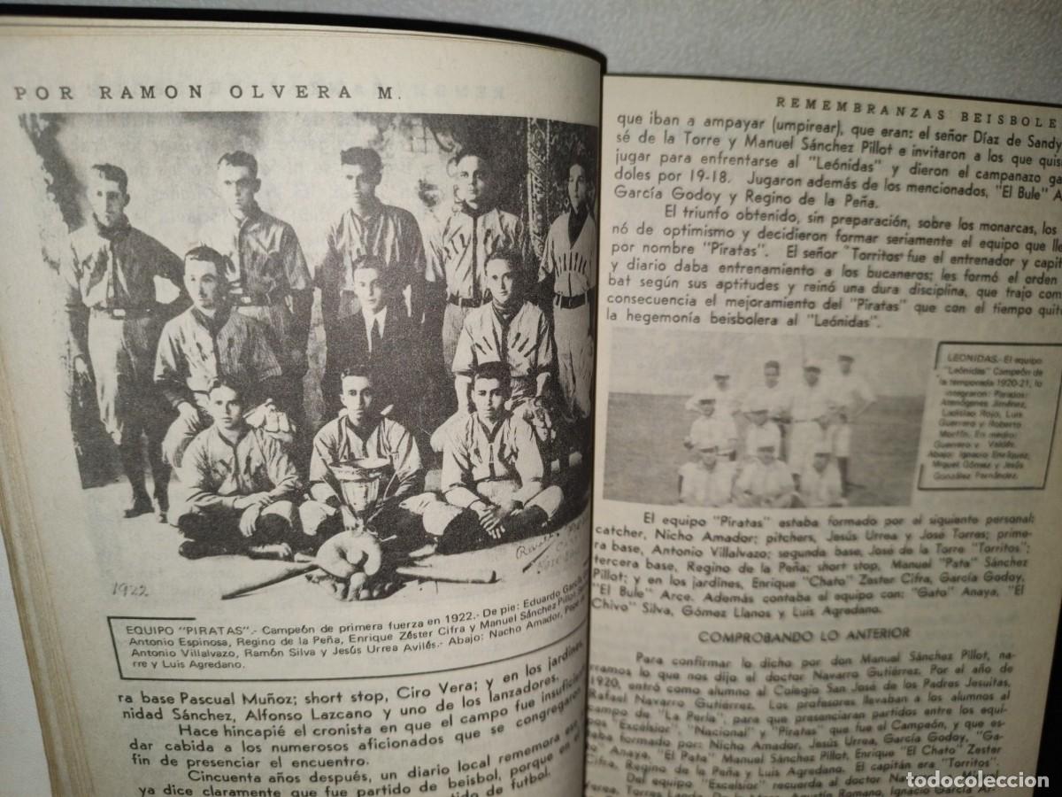 Libros de segunda mano: 56- REMEMBRANZAS BEISBOLERAS - PROF. RAM&Oacute;N OLVERA MIRANDA - 1973 - Foto 8