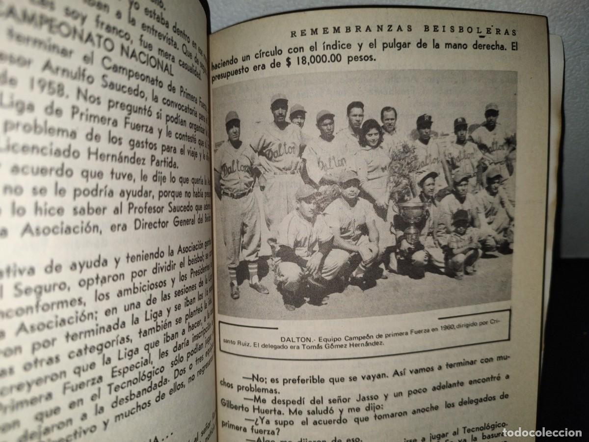 Libros de segunda mano: 56- REMEMBRANZAS BEISBOLERAS - PROF. RAM&Oacute;N OLVERA MIRANDA - 1973 - Foto 12