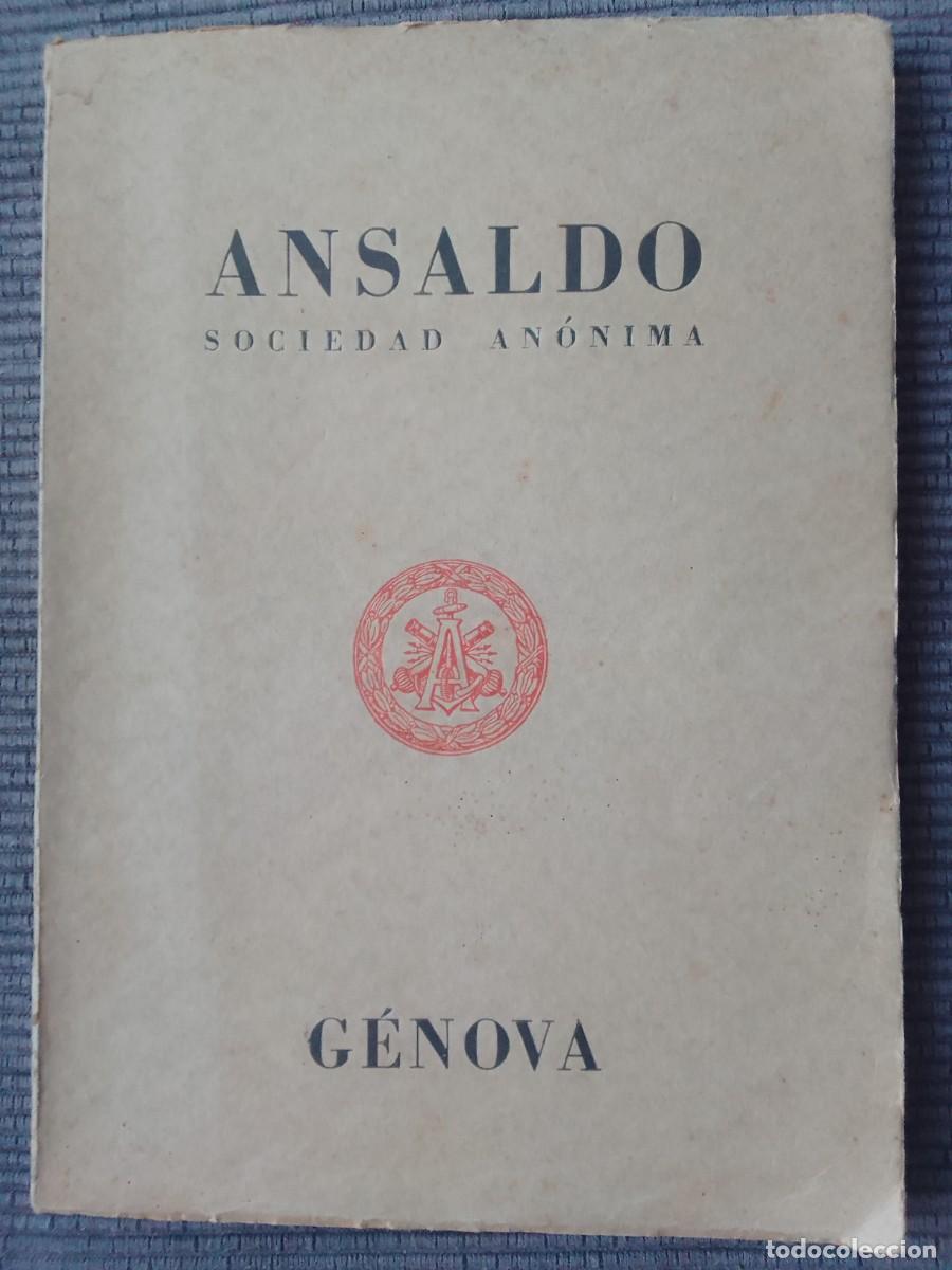 Libros de segunda mano: ANSALDO SOCIEDAD ANONIMA. GENOVA . - Foto 1