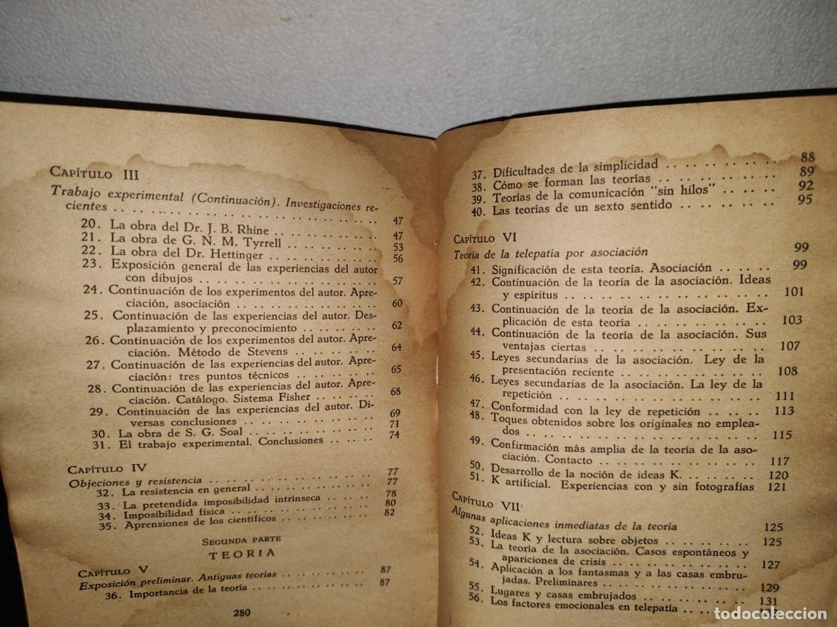 Libros de segunda mano: 56- LA TELEPAT&Iacute;A - WHATELY CARINGTON - 1975 - Foto 8