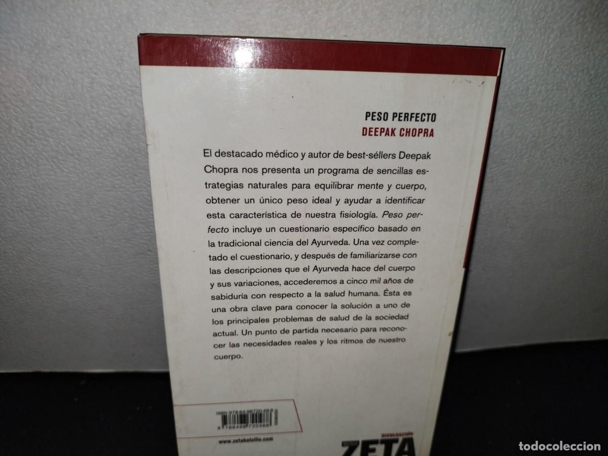 Libros de segunda mano: 56- PESO PERFECTO -DEEPAK CHOPRA - Foto 3