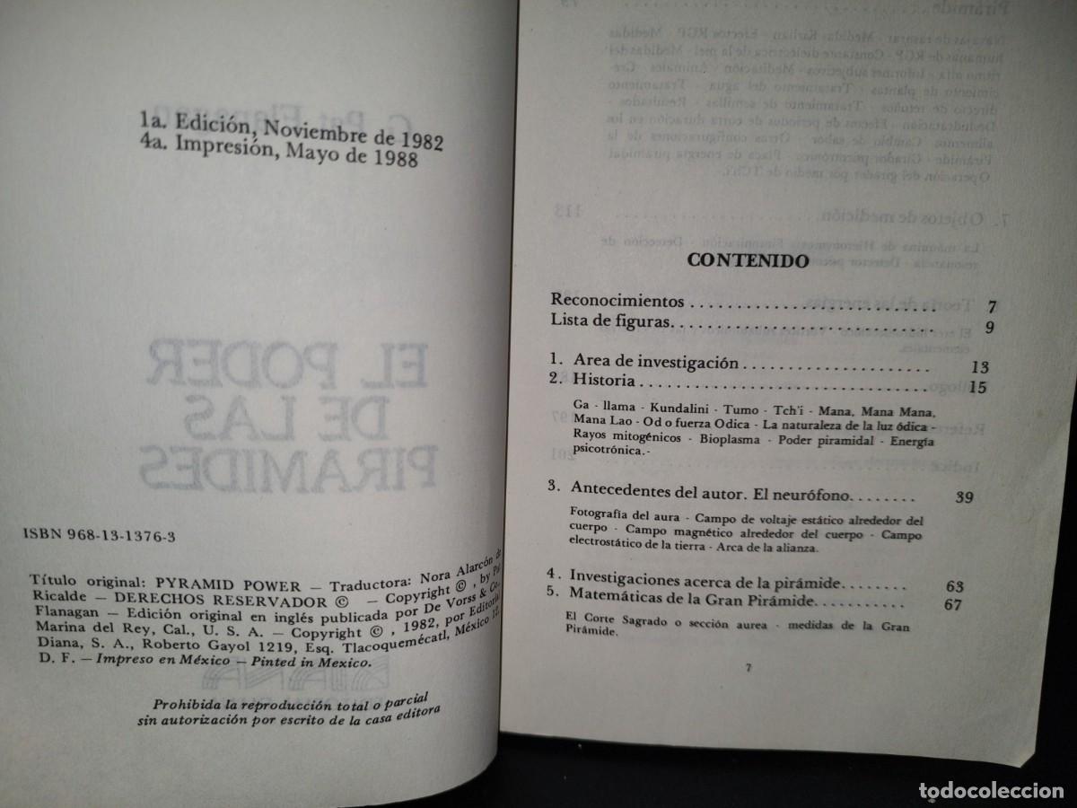 Libros de segunda mano: 56- EL PODER DE LAS PIR&Aacute;MIDES - G. PAT FLANAGAN - Foto 5