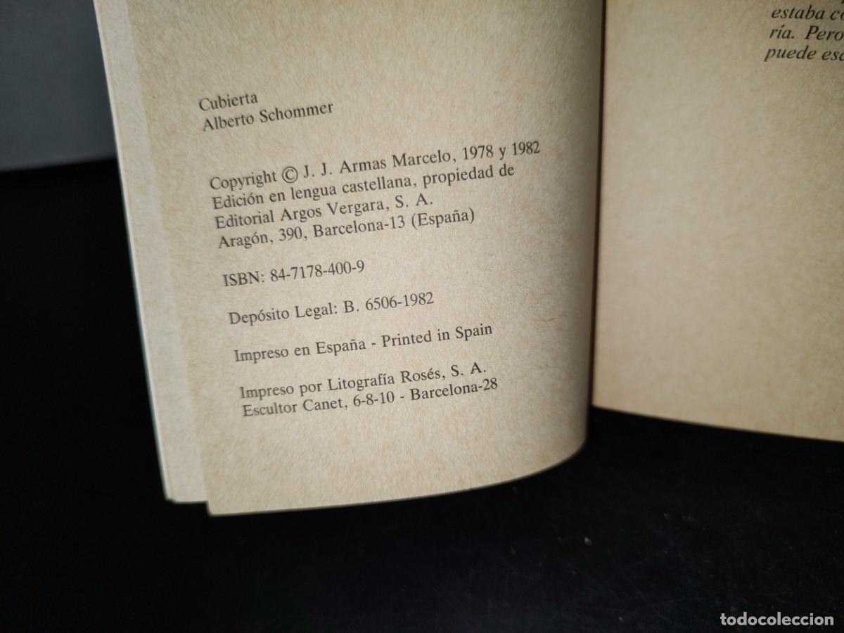 Libros de segunda mano: 56- CALIMA - J. J. ARMAS MARCELO - Foto 4