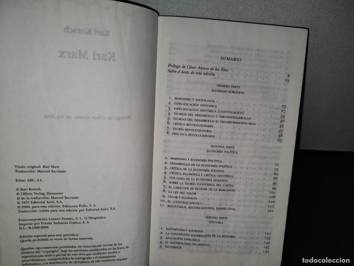 Libros de segunda mano: 56- KARL MARX - KARL KORSCH - Foto 4