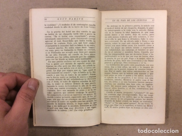 Libros de segunda mano: EN EL PAIS DE LOS CUENTOS. KNUT HAMSUN. EDICIONES &Aacute;NFORA 1943 - Foto 4