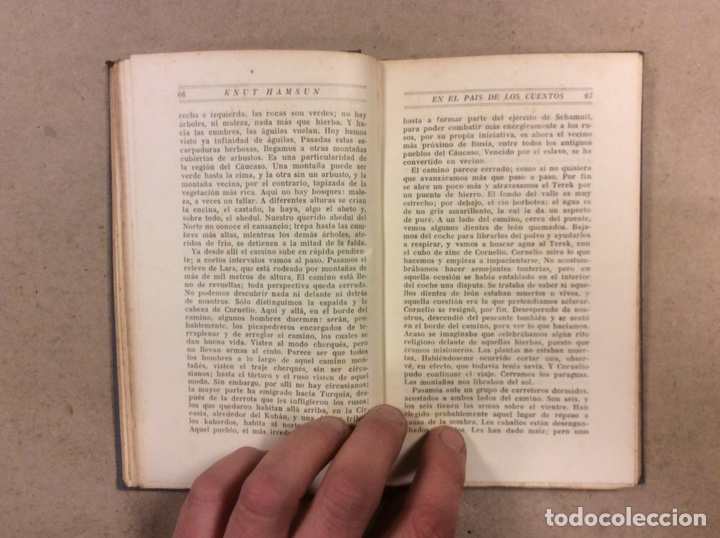 Libros de segunda mano: EN EL PAIS DE LOS CUENTOS. KNUT HAMSUN. EDICIONES &Aacute;NFORA 1943 - Foto 5