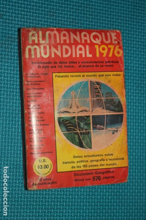 Libros de segunda mano: ALMANAQUE MUNDIAL, 1976, - Foto 1
