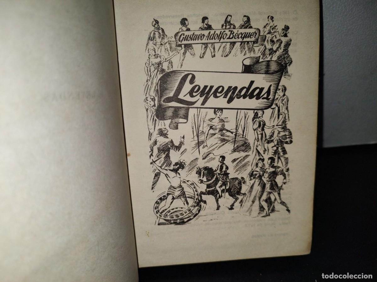 Libros de segunda mano: 56- GUSTAVO ADOLFO BECQUER. LEYENDAS - Foto 4