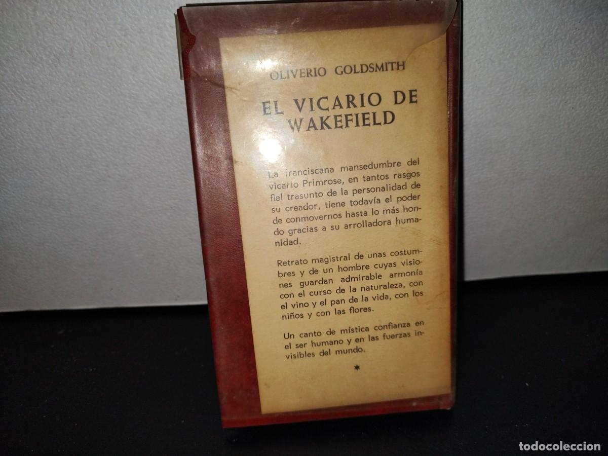 Libros de segunda mano: 56- EL VICARIO DE WAKEFIELD - OLIVERIO GOLDSMITH - Foto 3
