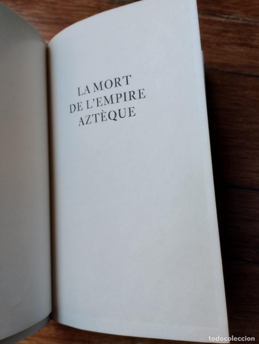 Libros de segunda mano: Libro La Muerte del Imperio Azteca de William H Prescott, en franc&eacute;s. - Foto 10