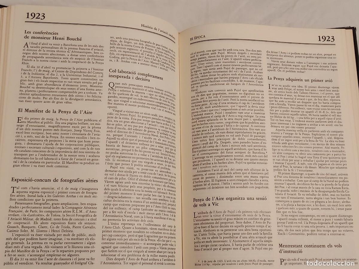 Libros de segunda mano: HISTORIA DE L AVIACI&Oacute; CATALANA - Foto 5
