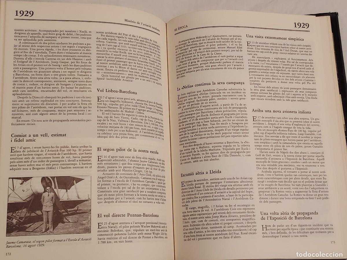 Libros de segunda mano: HISTORIA DE L AVIACI&Oacute; CATALANA - Foto 6