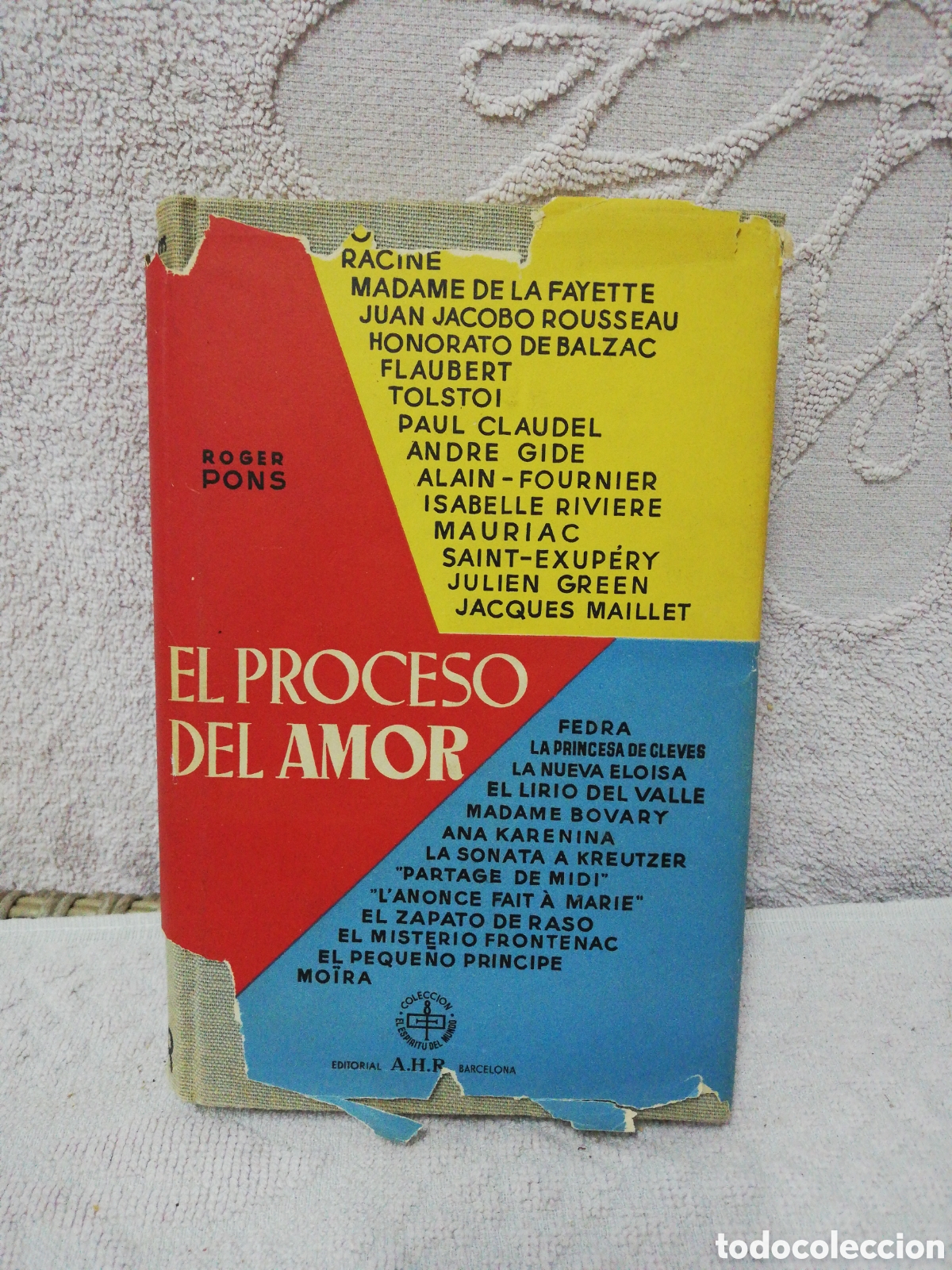 Libros de segunda mano: Roger Pons - El proceso del amor - Editorial AHR 1958 - Foto 1