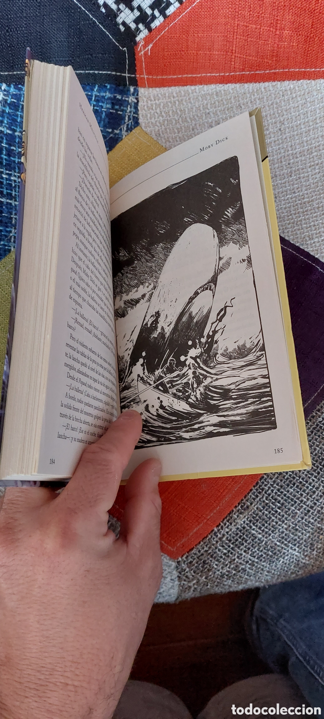 Libros de segunda mano: Libro Moby Dick -Herman Melville- Cl&aacute;sicos Juveniles- - Foto 5