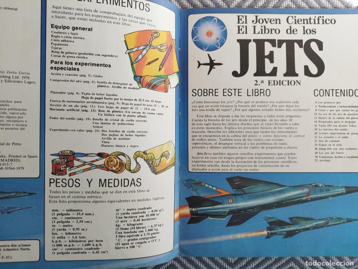 Libros de segunda mano: El Joven Cient&iacute;fico El libro de los JETS Plesa Sm Ediciones 1979 - Foto 3