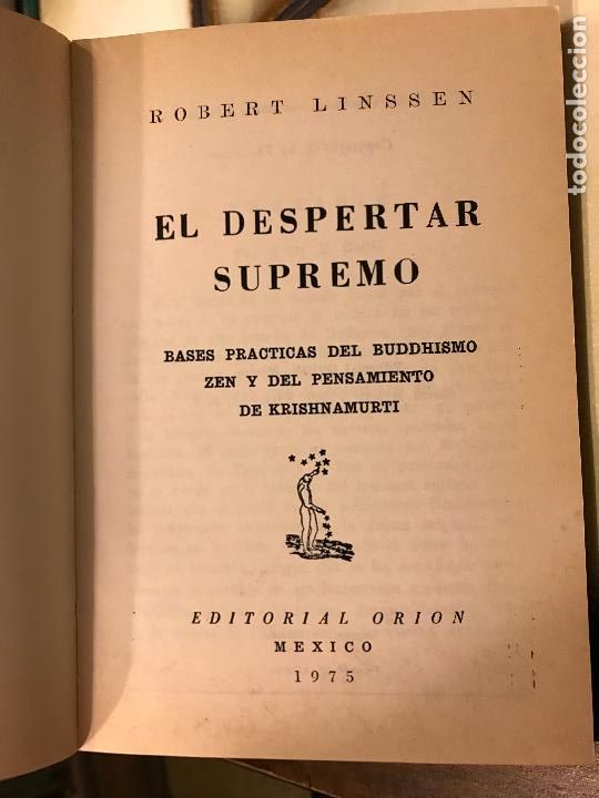 Libros de segunda mano: El despertar supremo. Robert Linssen. - Foto 3