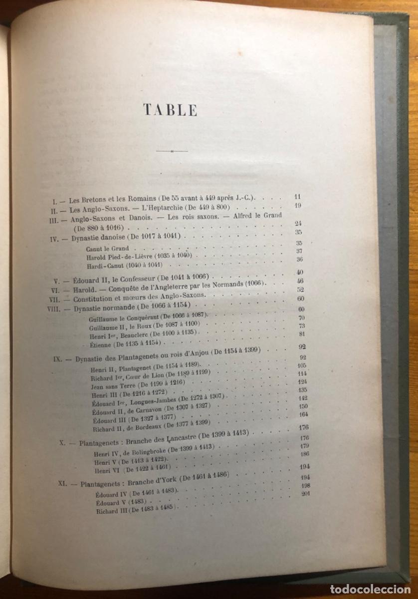 Libros de segunda mano: HISTORIA DE INGLATERRA- L ANGLETERRE- E. DE MOUSAAC- Ca. 1905 - Foto 4
