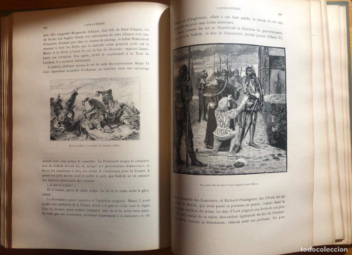 Libros de segunda mano: HISTORIA DE INGLATERRA- L ANGLETERRE- E. DE MOUSAAC- Ca. 1905 - Foto 7