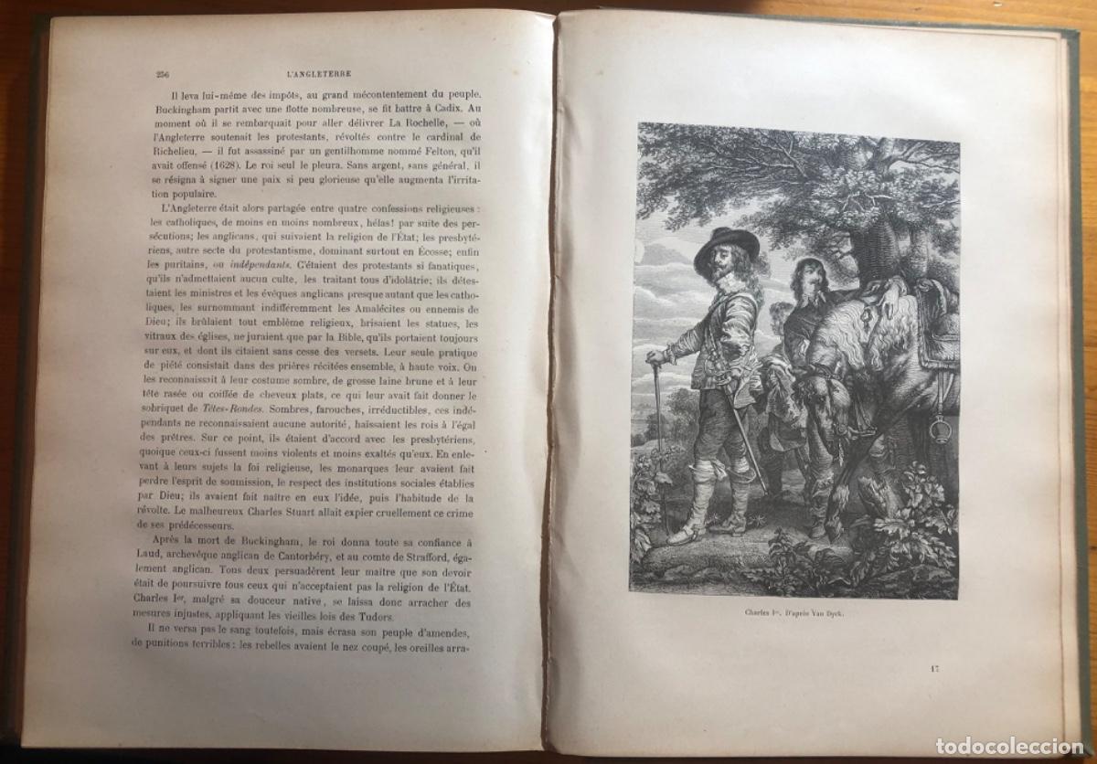 Libros de segunda mano: HISTORIA DE INGLATERRA- L ANGLETERRE- E. DE MOUSAAC- Ca. 1905 - Foto 8
