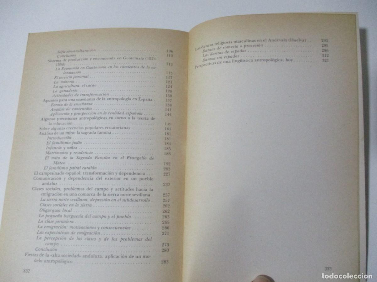 Libros de segunda mano: VV.AA. Perspectivas de la antropolog&iacute;a espa&ntilde;ola W16326 - Foto 3