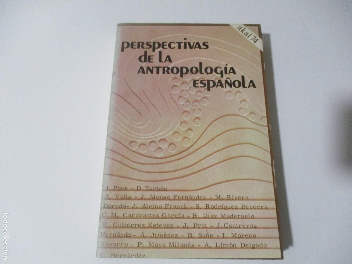 Libros de segunda mano: VV.AA. Perspectivas de la antropolog&iacute;a espa&ntilde;ola W16326 - Foto 1