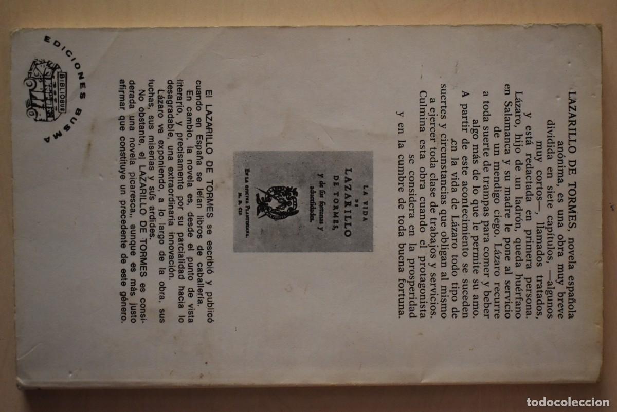 Libros de segunda mano: La vida del lazarillo de Tormes. An&oacute;nimo - Foto 3
