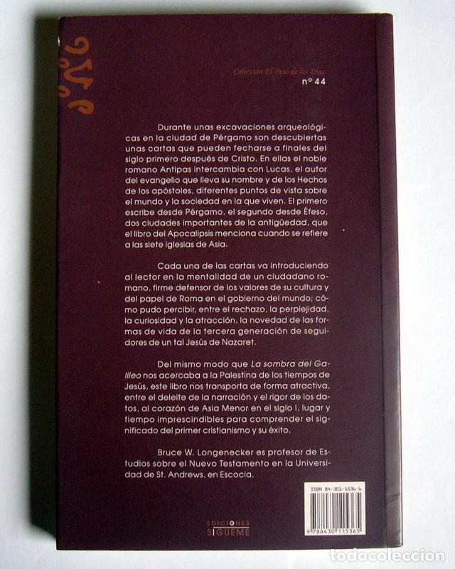Libros de segunda mano: LAS CARTAS DE PERGAMO - BRUCE W. LONGENECKER - EDICIONES SIGUEME. 2004 - Foto 3