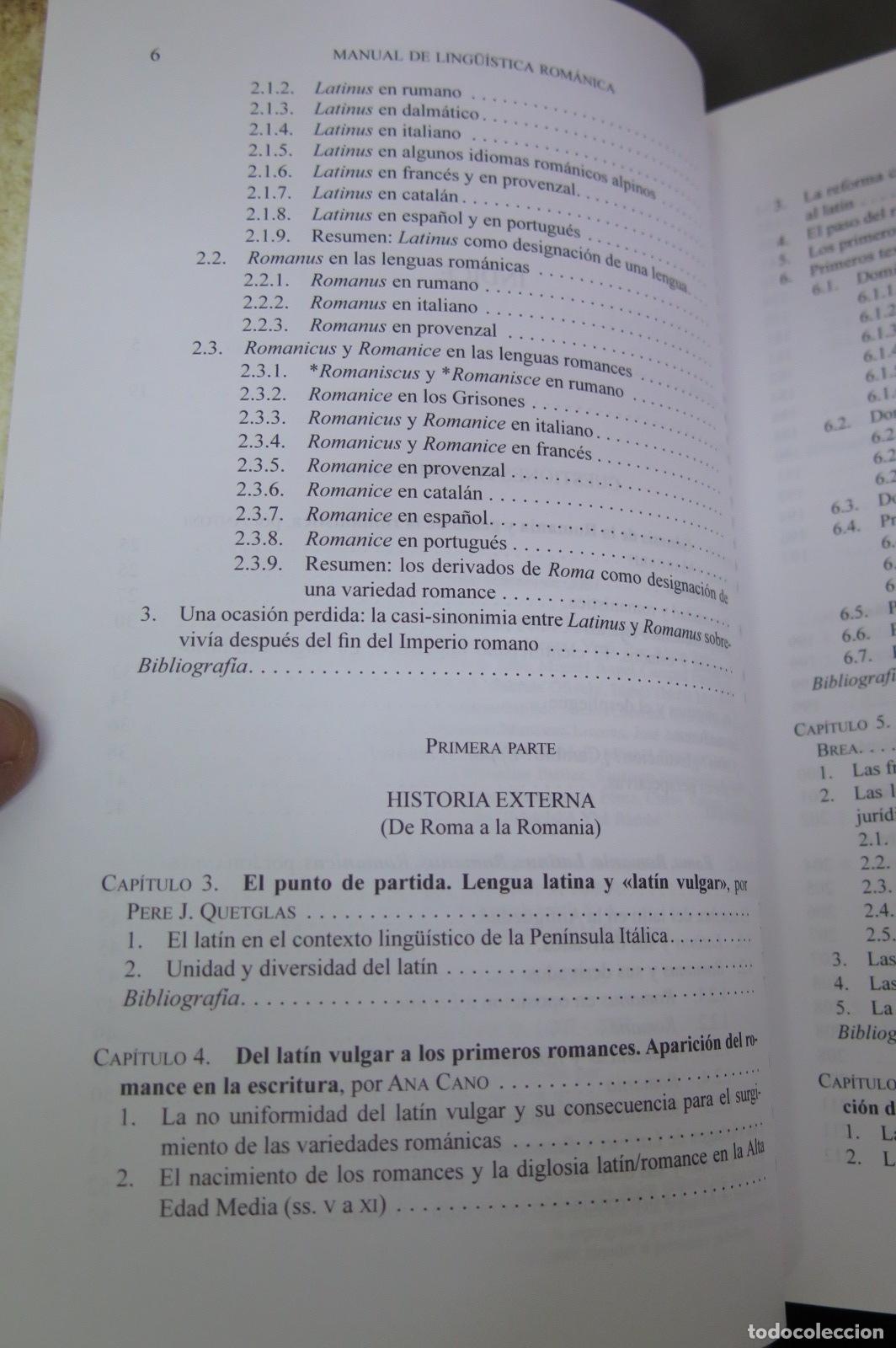 Libros de segunda mano: MANUAL DE LING&Uuml;&Iacute;STICA ROM&Aacute;NICA. VV.AA - Foto 3
