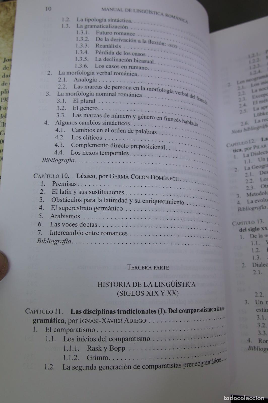 Libros de segunda mano: MANUAL DE LING&Uuml;&Iacute;STICA ROM&Aacute;NICA. VV.AA - Foto 7