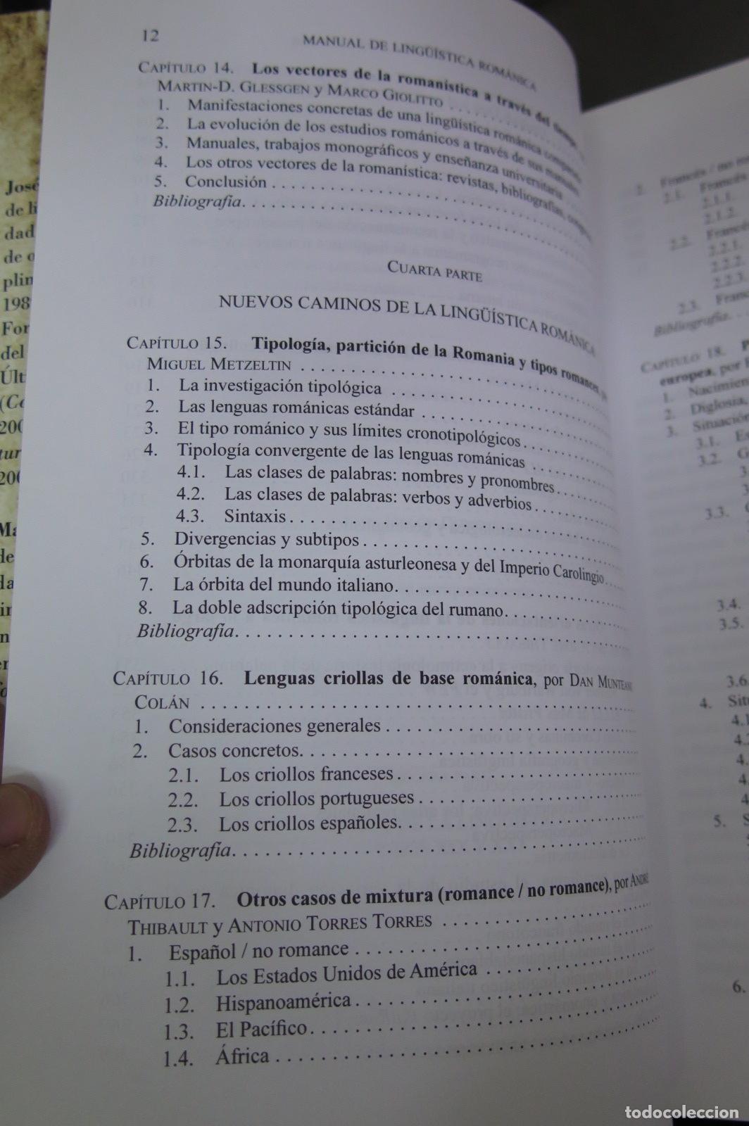 Libros de segunda mano: MANUAL DE LING&Uuml;&Iacute;STICA ROM&Aacute;NICA. VV.AA - Foto 9