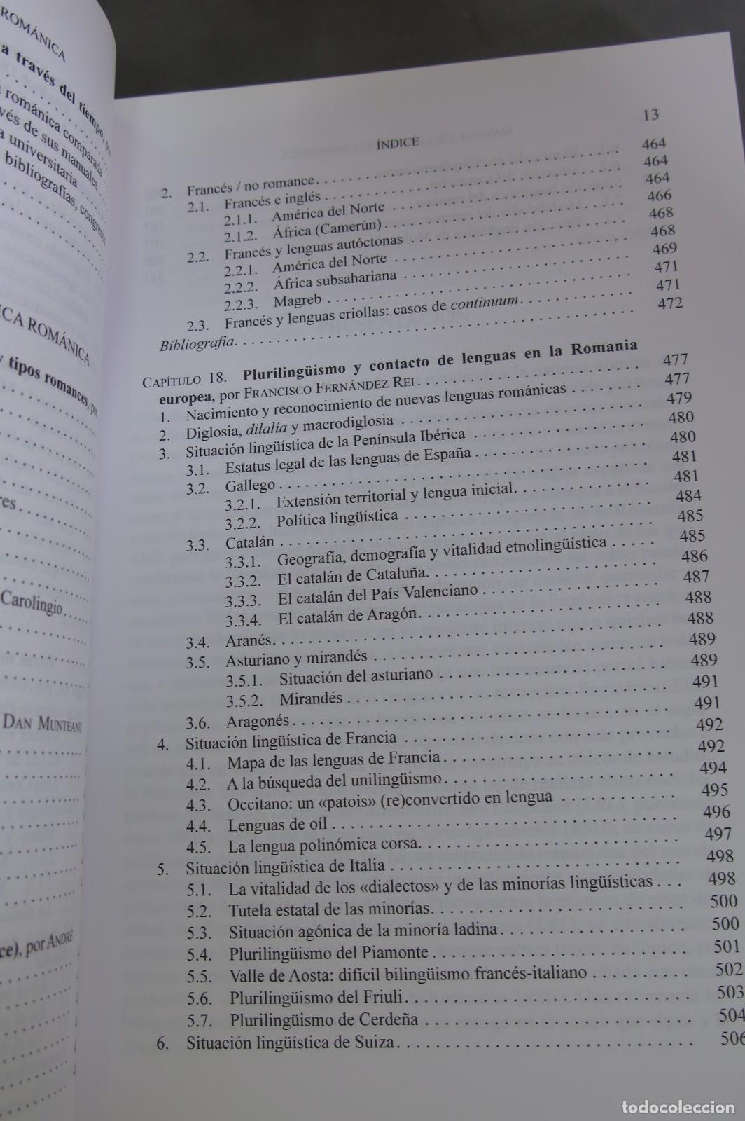 Libros de segunda mano: MANUAL DE LING&Uuml;&Iacute;STICA ROM&Aacute;NICA. VV.AA - Foto 10