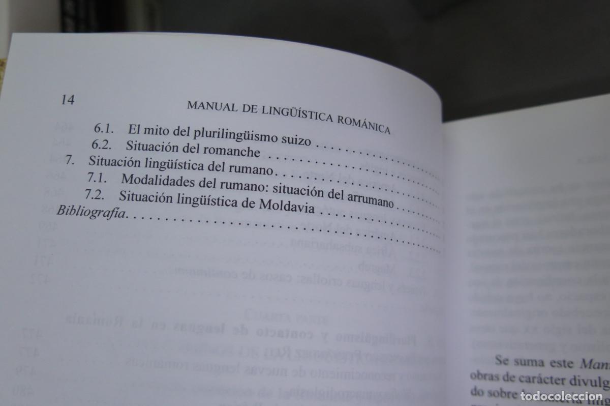 Libros de segunda mano: MANUAL DE LING&Uuml;&Iacute;STICA ROM&Aacute;NICA. VV.AA - Foto 11