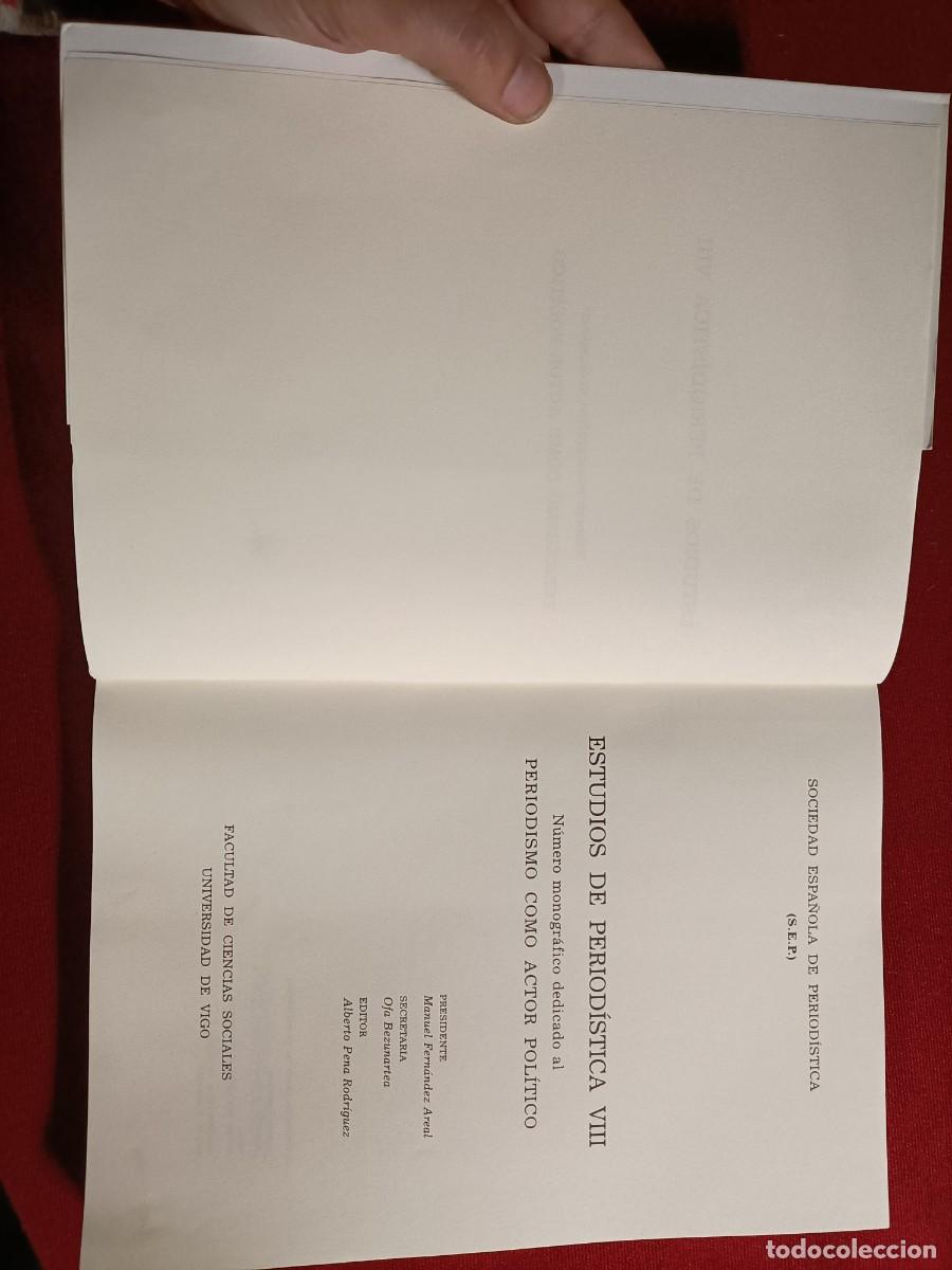 Libros de segunda mano: Estudios de Period&iacute;stica VIII. VV.AA. 2000 - Foto 2