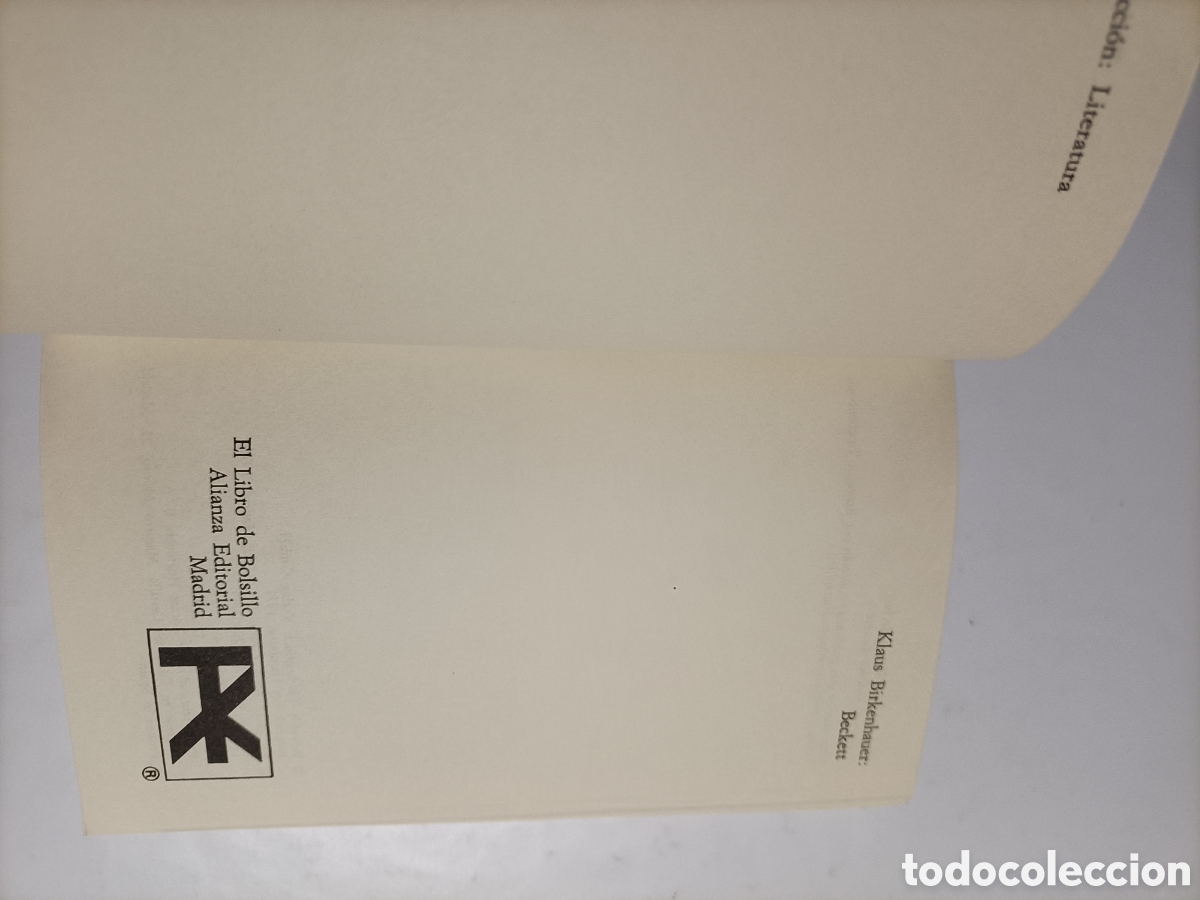 Libros de segunda mano: Klaus Birkenhaver Samuel Beckett - Foto 6