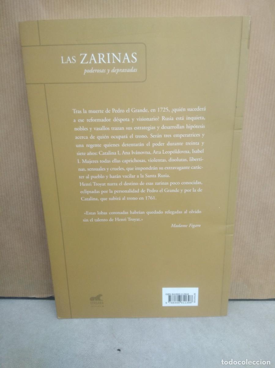 Libros de segunda mano: Libro las Zarinas poderosas y depravadas-Henri Troyat - Foto 3