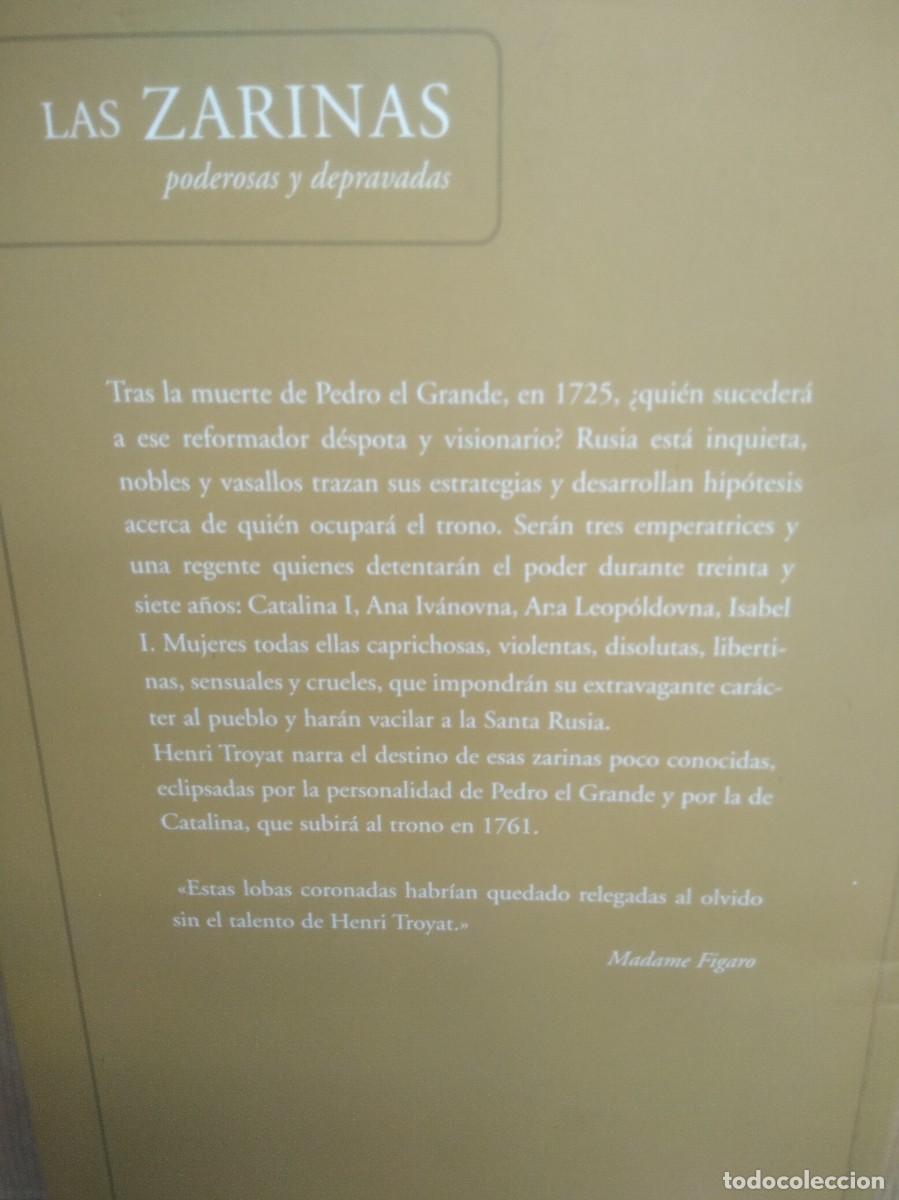 Libros de segunda mano: Libro las Zarinas poderosas y depravadas-Henri Troyat - Foto 4