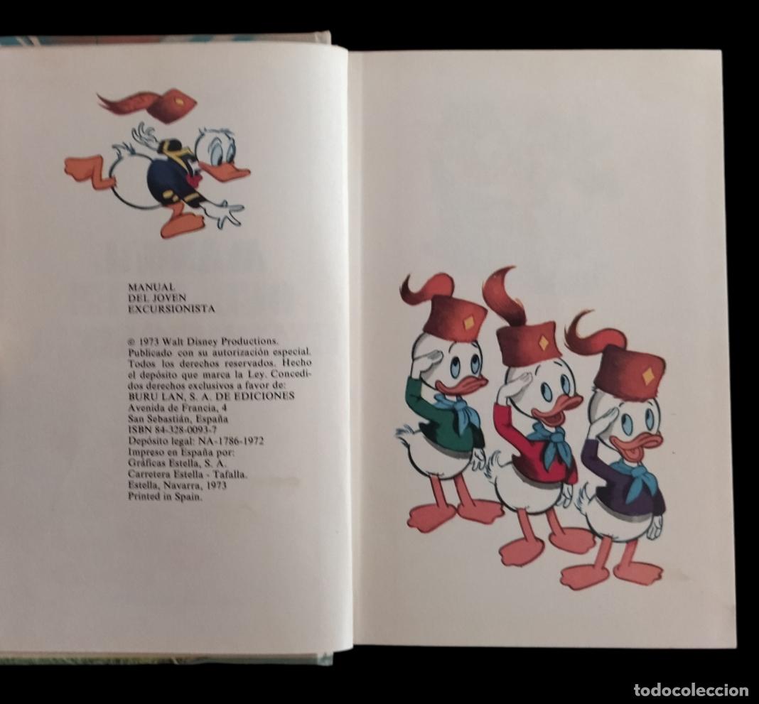 Libros de segunda mano: Manual del Joven Excursionista. Buru Lan 1973. Disney. - Foto 4