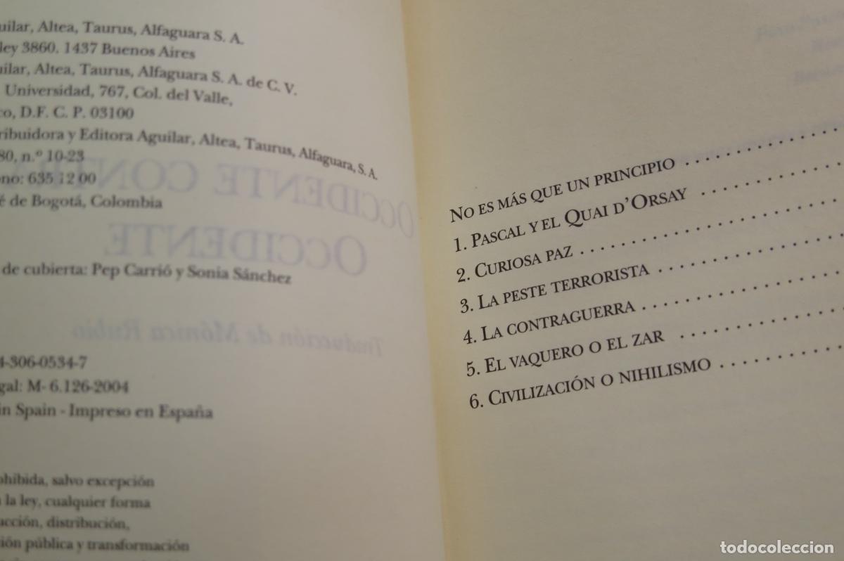 Libros de segunda mano: Occidente contra Occidente. Andr&eacute; Glucksmann - Foto 2