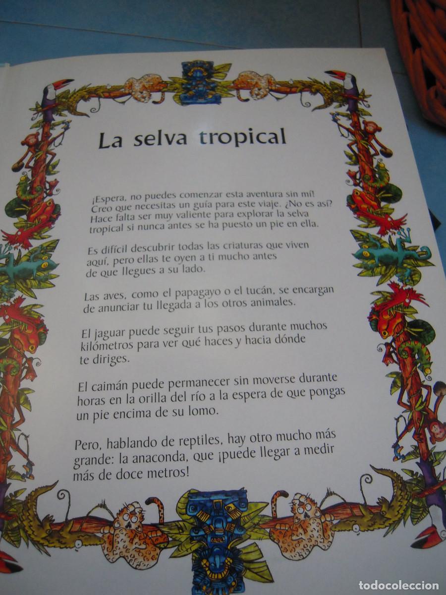 Libros de segunda mano: Libro Pop-Up La selva tropical - Foto 5